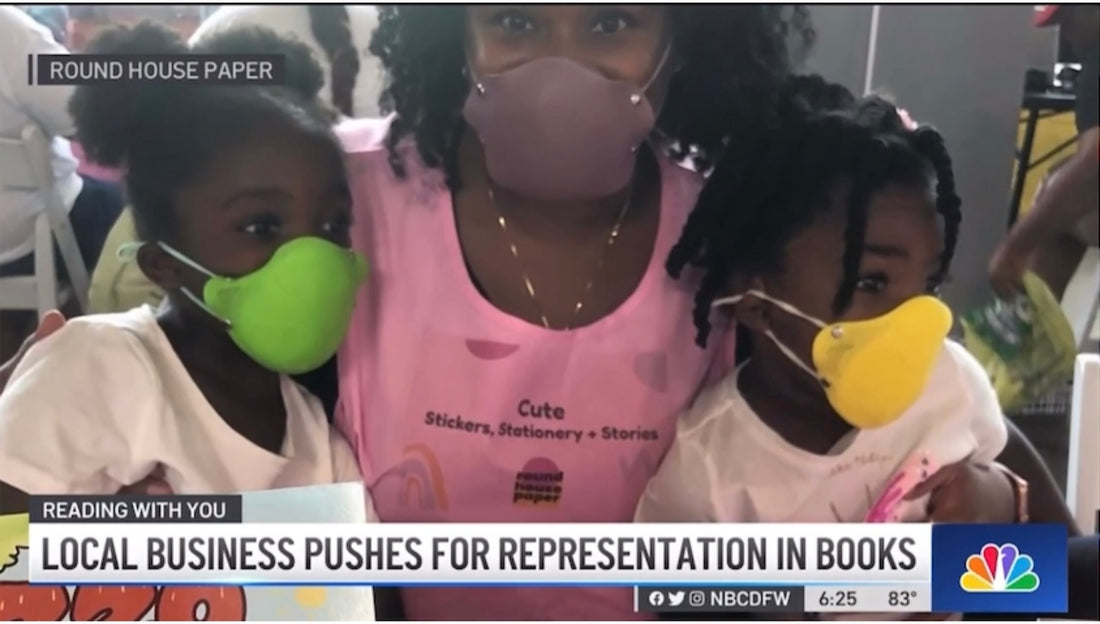 NBC DFW's Laura Harris Interviews Round House Paper